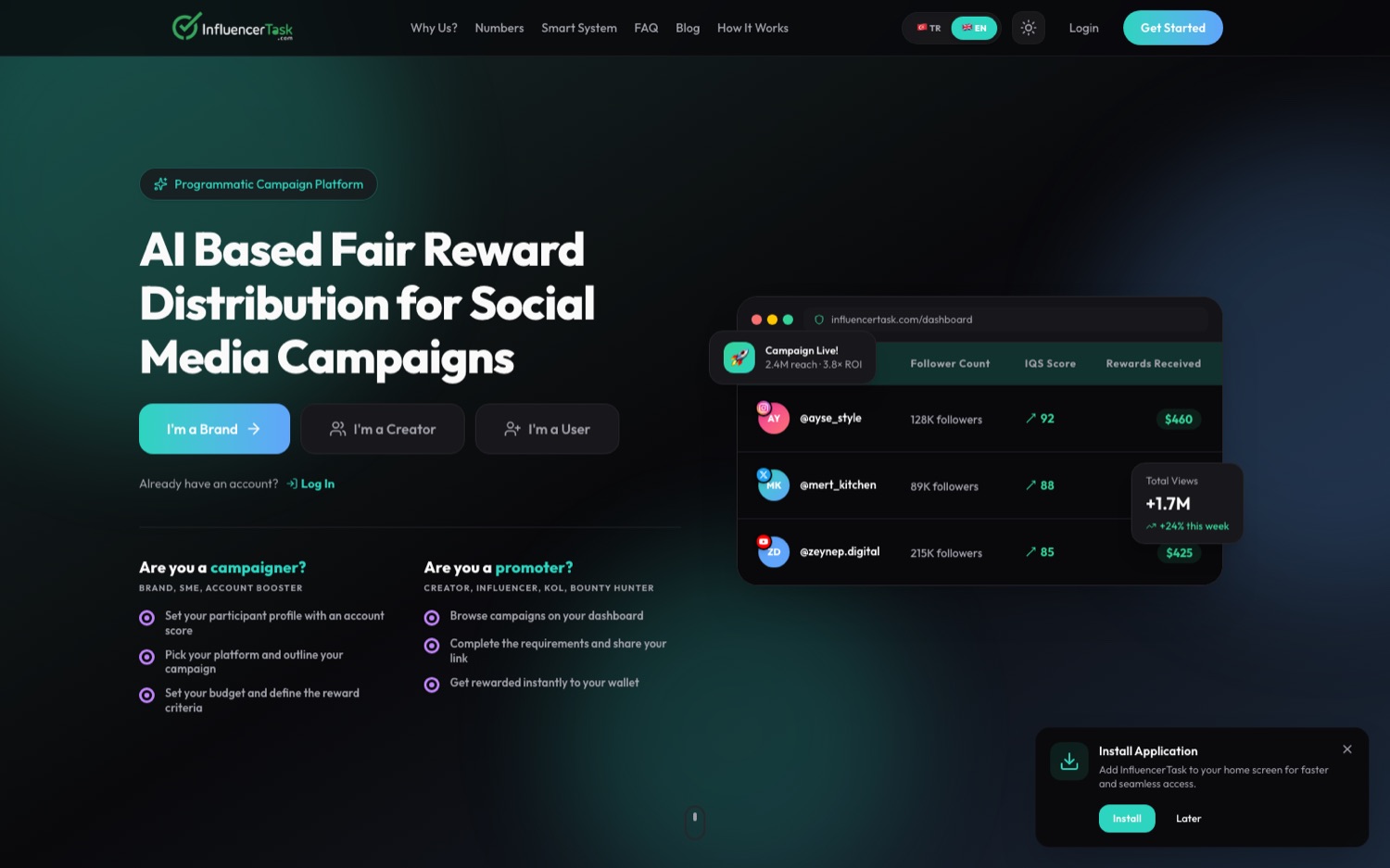 InfluencerTask
